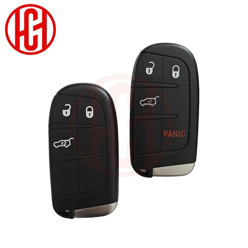 Car Smart Key Case Shell For Jeep Cherokee Dodge Ram 1500 Journey Charger Dart Challenger Durango Chrysler 300 CY24 Blade