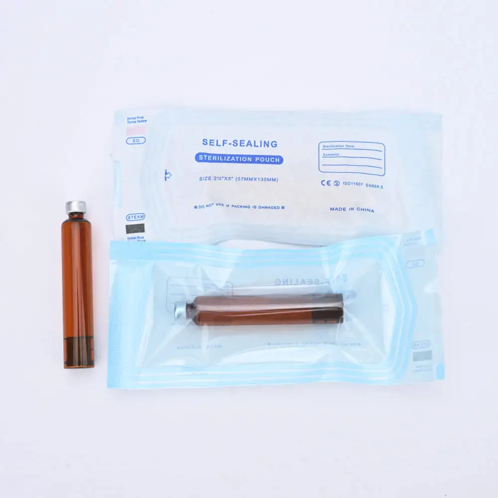 100Pcs Amber 3ml Glass Cartridges for Peptide Pen V1 V2 Lightproof Airtight Vial For Insulin Liquid Storage, Daily Home Care