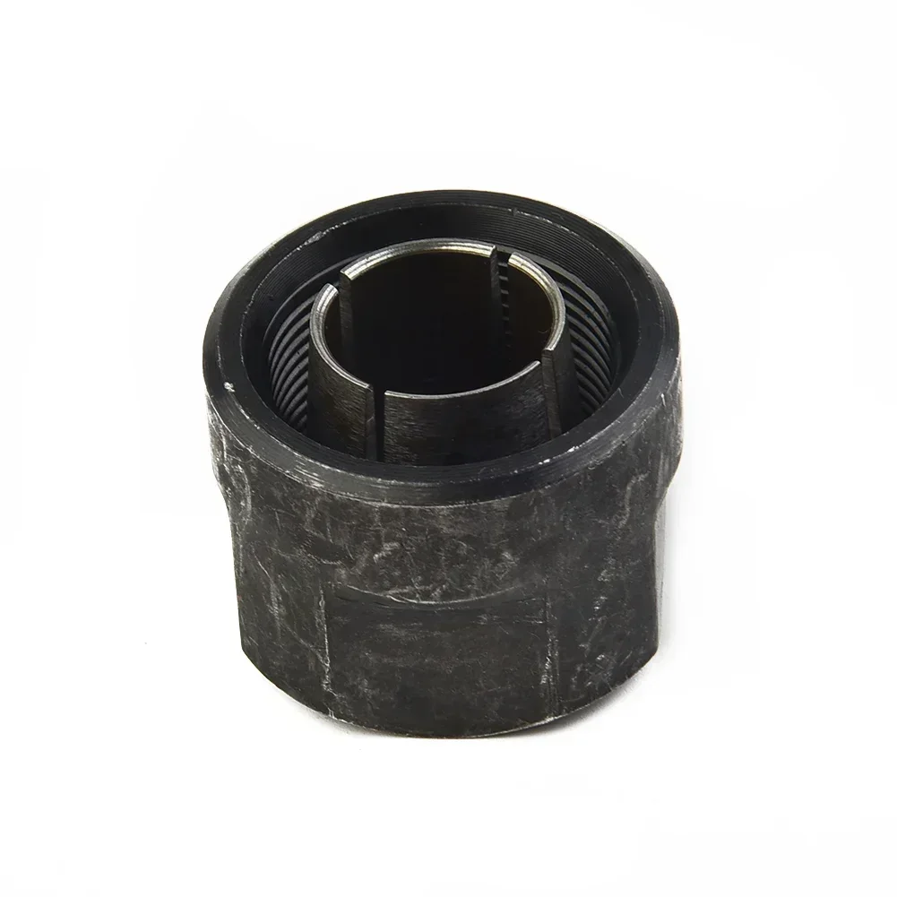 Hand Tools Collet Nut Easy To Install Hardness Reliable Strength Metal Black High Quality Material Replaceable