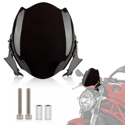 Motorcycle Windscreen Windshield for Ducati Monster 659 696 795 796 1100 1100S 1100EVO All Years