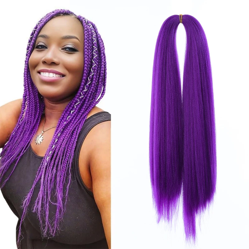 

Wig purple hair arrangement crochet hair wig styling braided hair cosplay dressing dirty braids