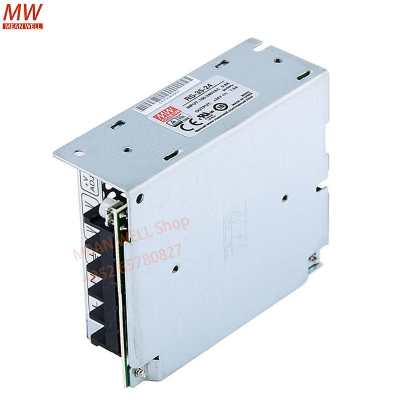 MEAN WELL 35W Single Output Switched Switching Power Supply RS-35-5 RS-35-12 RS-35-15 RS-35-24 RS-35-48 Metal case