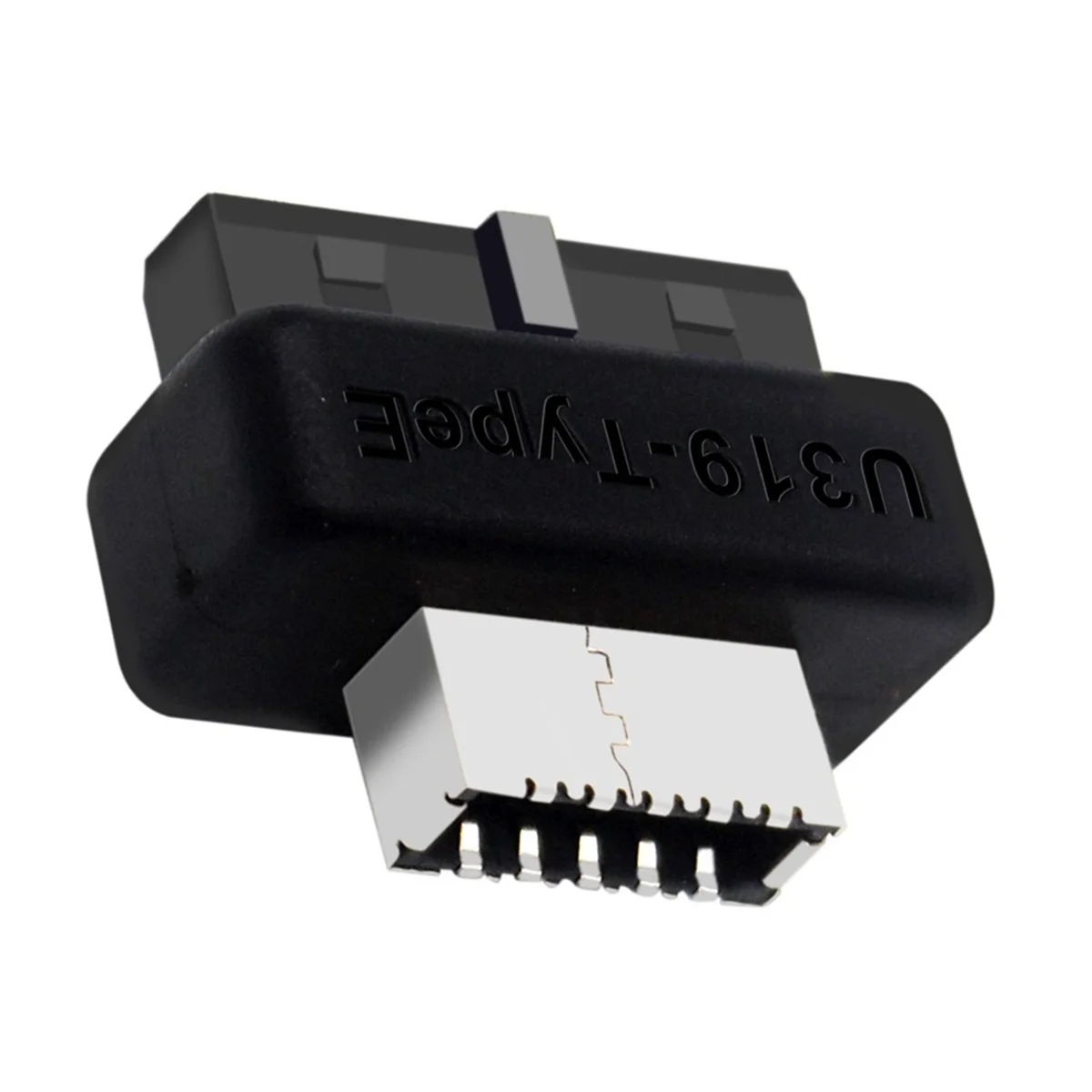Hot USB แผงด้านหน้าอะแดปเตอร์ USB3.0 19PIN/20Pin ถึง Type-E หญิงอะแดปเตอร์ภายในแนวตั้งสําหรับเมนบอร์ดคอมพิวเตอร์
