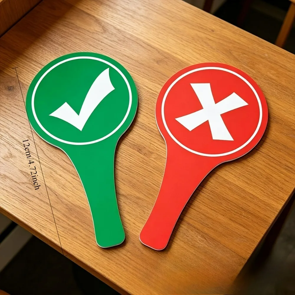 10pcs Double Sided Cardboard Handheld 
