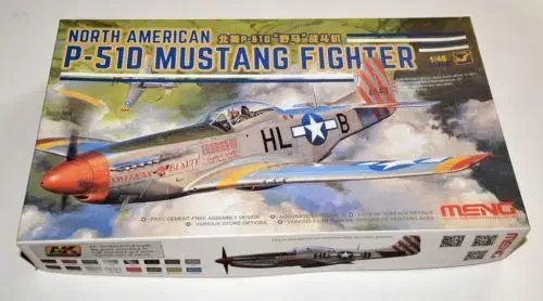 Meng Model 1/48 LS-006 P-51D Mustang Fighter Aircraft