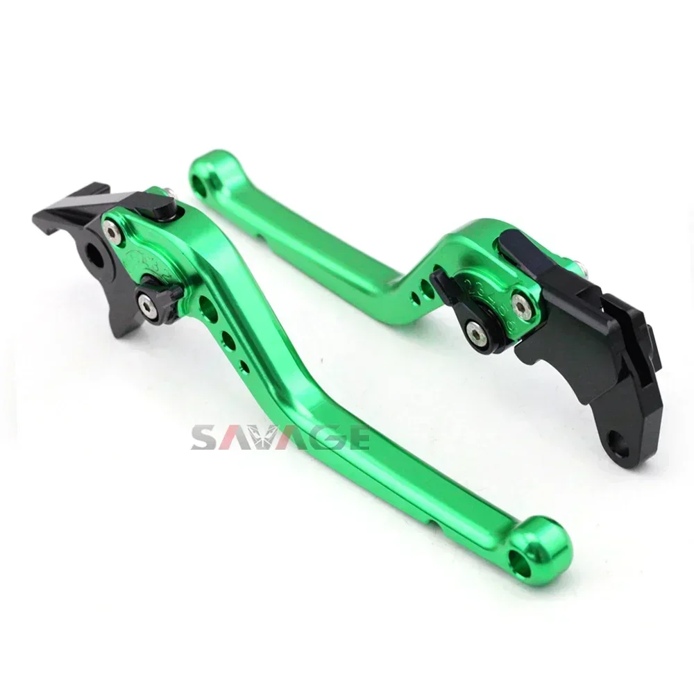 Short Brake Clutch Levers For KAWASAKI VERSYS 1000 ZX6R ZX-6RR ZX9R ZX10R ZX12R NINJA Z1000 ZZR600 Motorcycle Adjustable Handles