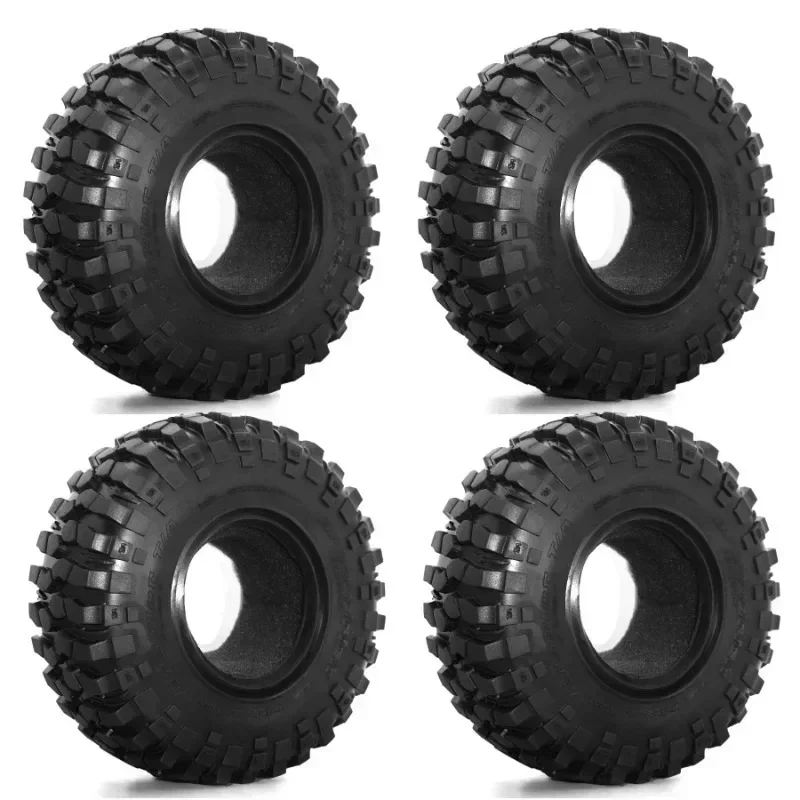 

4PCS 106mm 1.9" Rubber Tire Wheel Tyre for 1/10 RC Crawler Car Axial SCX10 II III 90046 Trxs TRX4 RC4WD D90 Redcat MST
