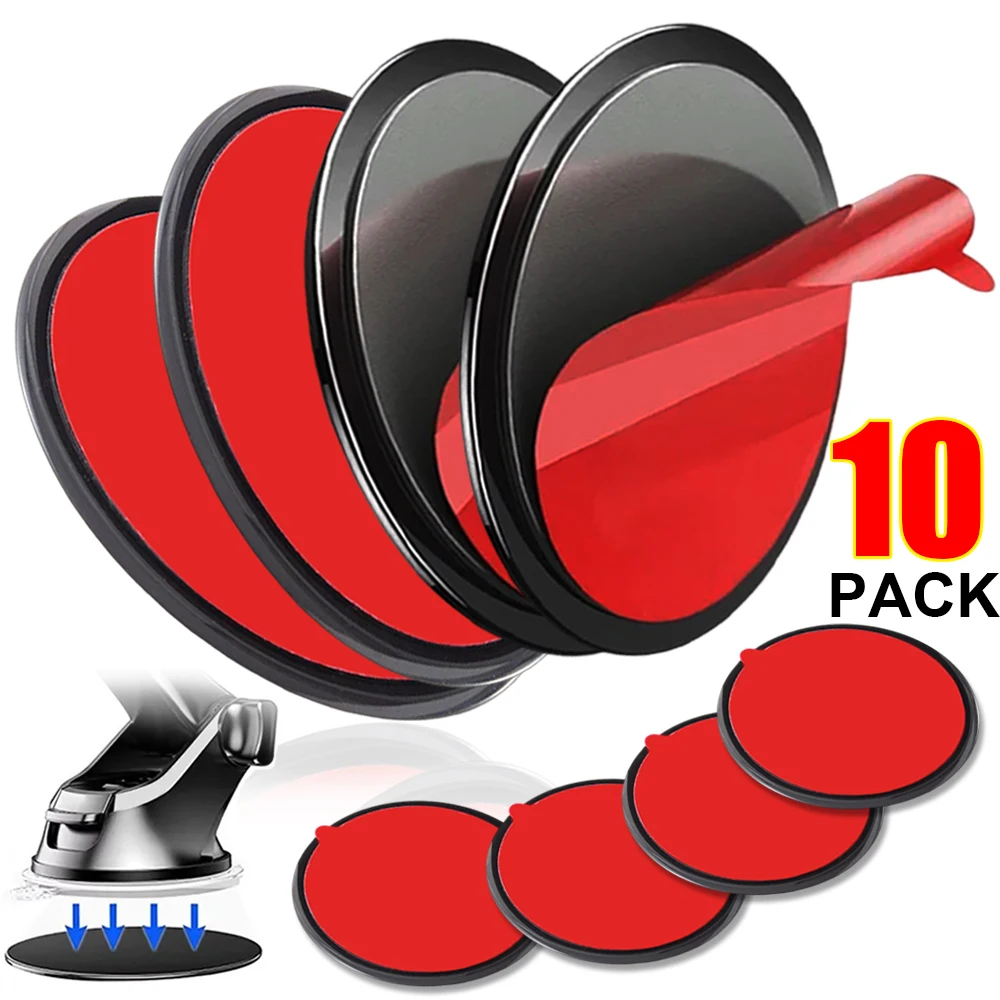 

1/10 шт., наклейки на автомобильный держатель для телефона, клейкая присоска, крепление на приборную панель, диск, основание для GPS-подставки для телефона, держатель, кронштейн, наклейка