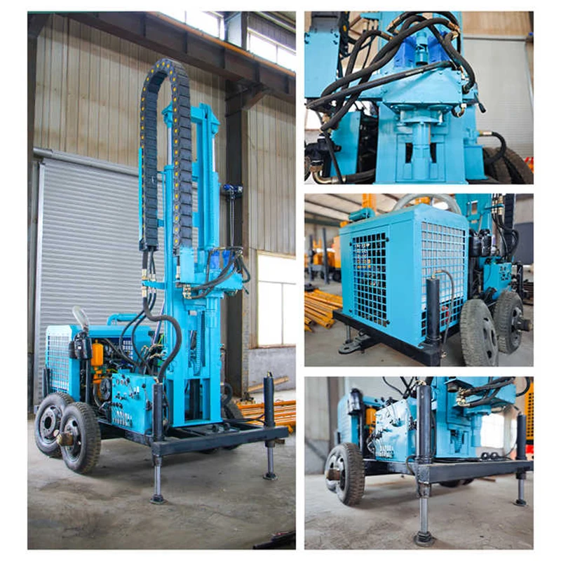 Cheap Pneumatic Water Well Drilling Rig Boring Drilling Rig Machine For High Efficient And Accurate Drilling