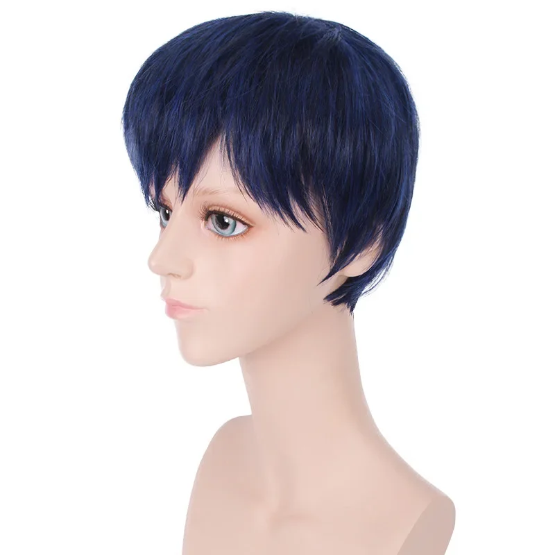 Anime Kuroko No Basuke GAKUEN Aomine Daiki Wig Cosplay Costume Basketball High Quality Halloween Party Wigs
