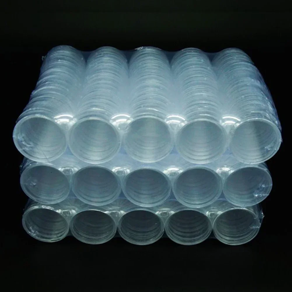 Box Coin Capsules Transparent Universal Round Box 10/25 Pcs Coin Collecting Box Coin Holder Coins Storage Capsule
