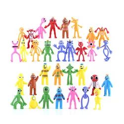 Hot Ро-блокс Rainbow Friends Toy Cartoon Game Character Figure Doll Kawaii Blue Monster Figure Animal Toys for Kids