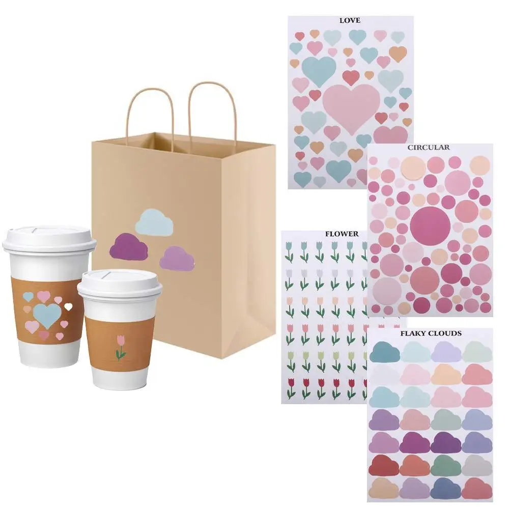 Self-adhesive Decoration Gift DIY Diary Decorative Decals Stationery Stickers Label Stickers Diary Scrapbooking Stickers