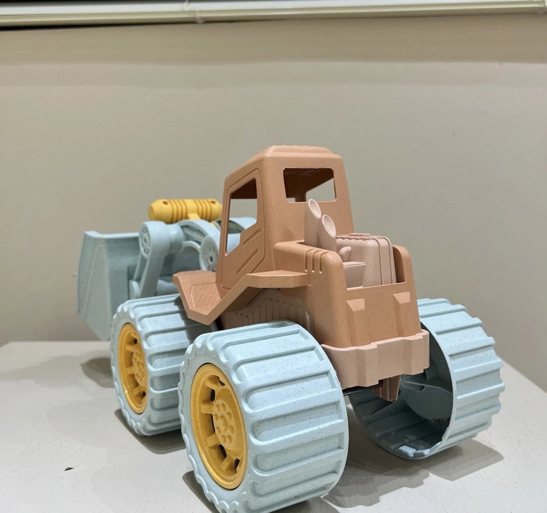 ชุดของเล่นชายหาดที่ทนทาน โมเดลทรายฤดูร้อน รถปราบดิน รถดึงมือขุดทราย พลั่วถัง เล่นทราย รถกลางแจ้งสําหรับเด็กผู้ชาย