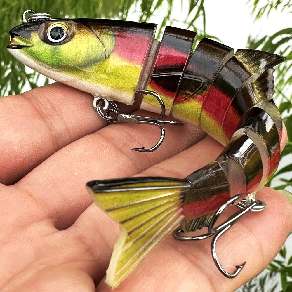 

21.5G-12.5CM Trolling Pike Carp Fishing Tools Wobblers Pike Fishing Lures Artificial Multi Jointed Sections Artificial Hard Bait