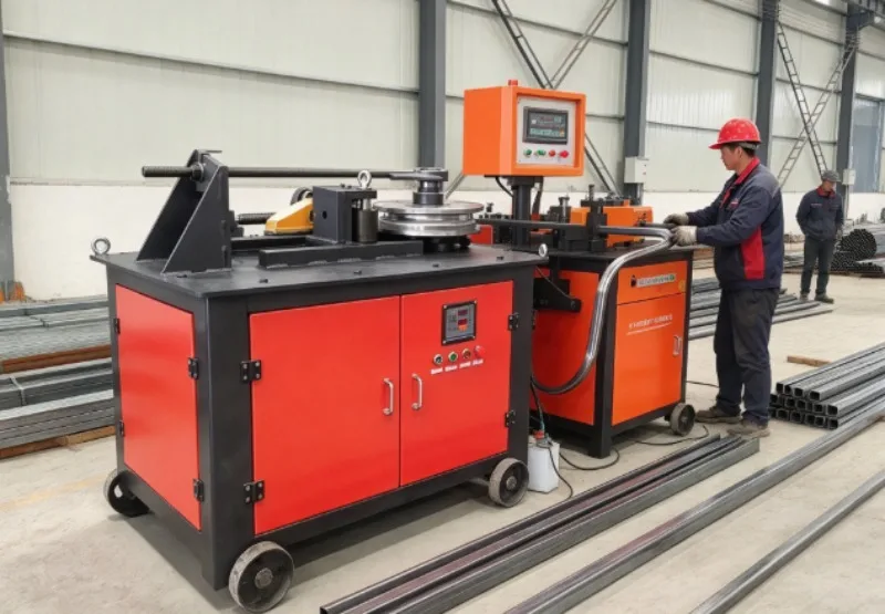 Pipe Bender Industrial-Grade Pipe Bending Machine For Rigid Pipes Heavy-Duty Tube Bender For Iron Pipe Processing