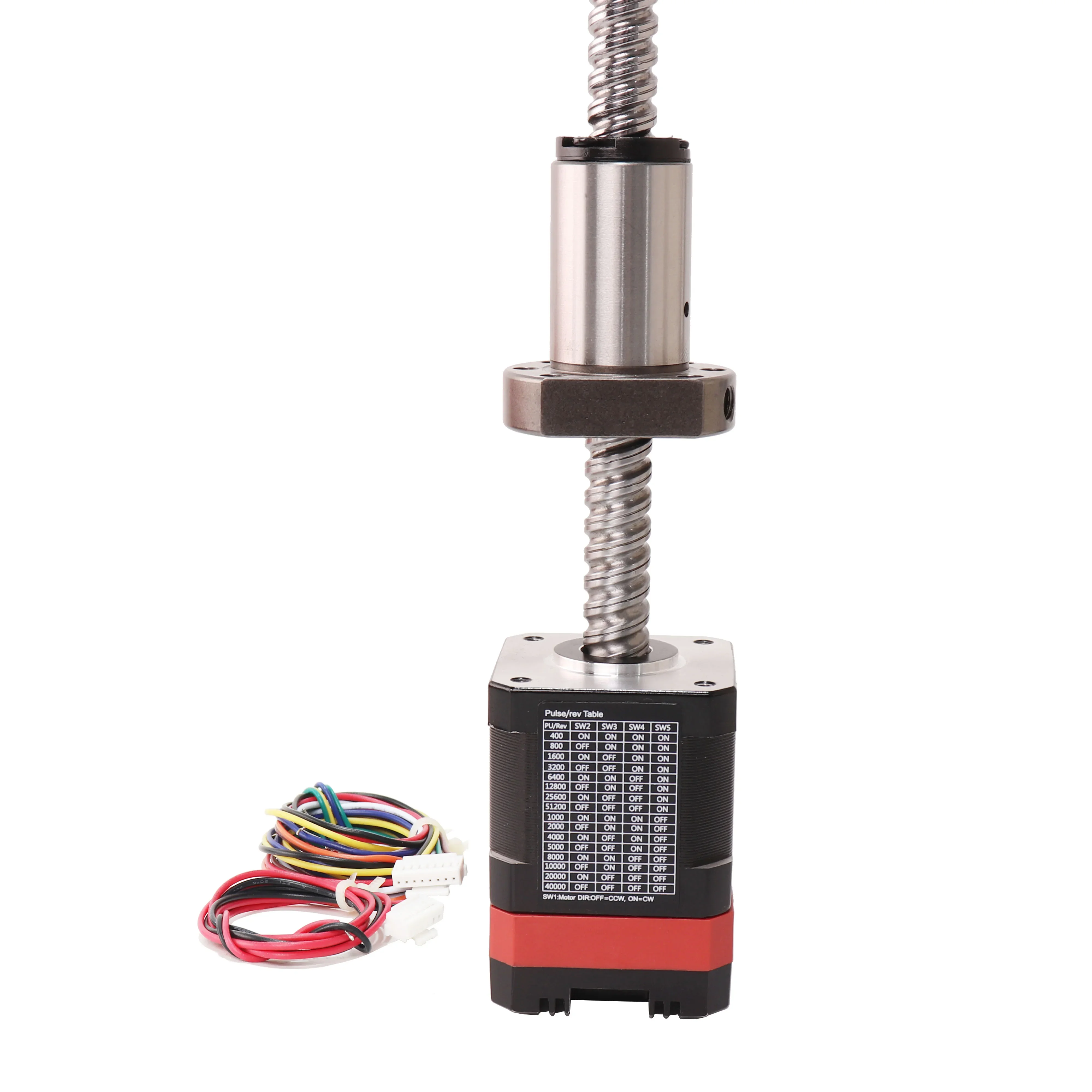 Servo Ball Screw Motor ESS42-60--P2X L-300mm 12V SFU1204 Motor 1.7A 70N.CM For 3D Printer CNC Accessories