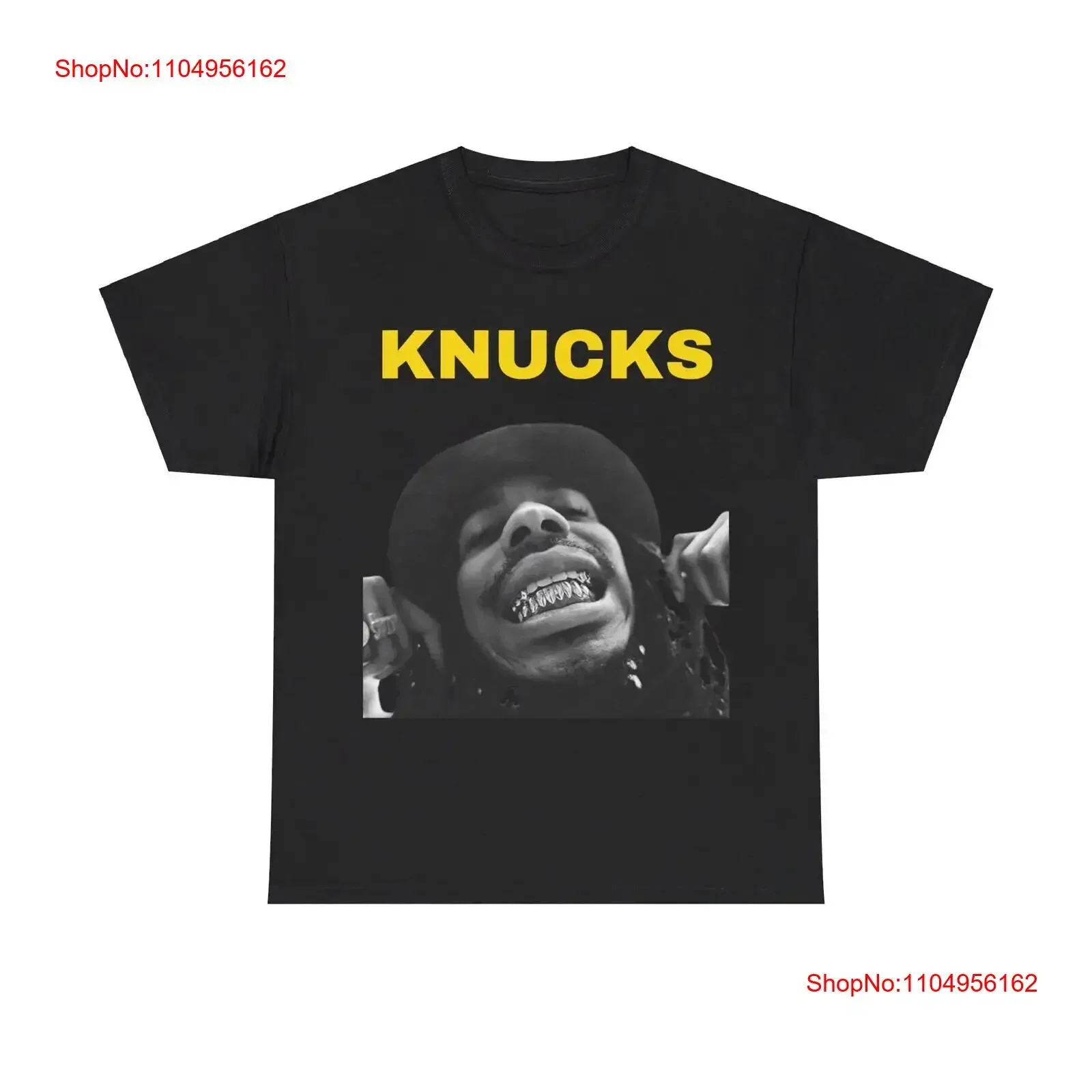 

Футболка Knucks Merch, винтажная стираная удобная уличная одежда, модный мягкий топ с рисунком для повседневной носки, стильный растянутый