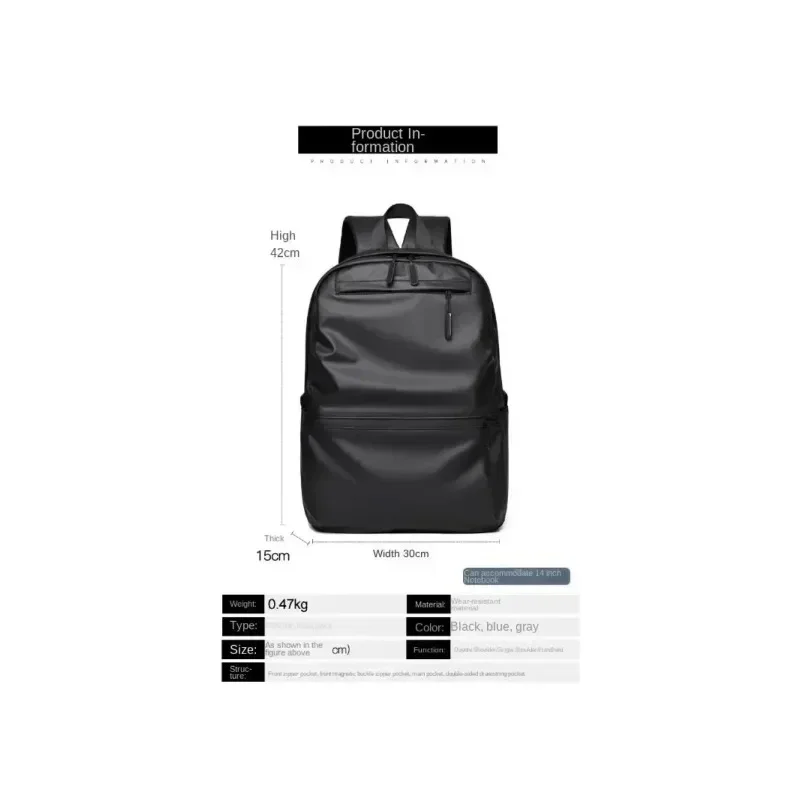 New Men Shoulder Bags Men Bags Lightweight Fashion Leisure Large Capacity Business 15-inch Computer Backpacks