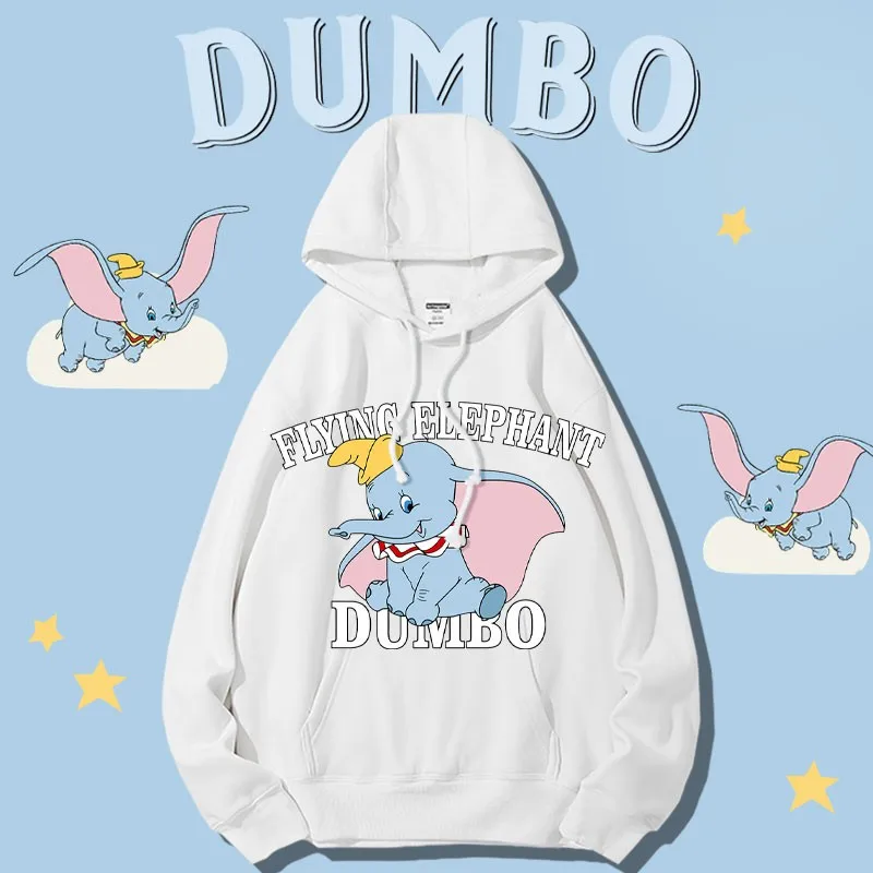 Dumbo Joint Hoodie Women Spring And Autumn Animation Disney Clothes Girls Coat Design Sense