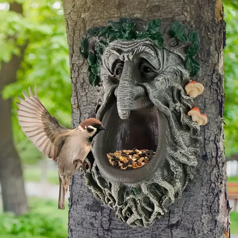 Ge Beak Mushroom Design For Outdoor Garden & Patio Decor, Ideal Gift For Bird Lovers view 2