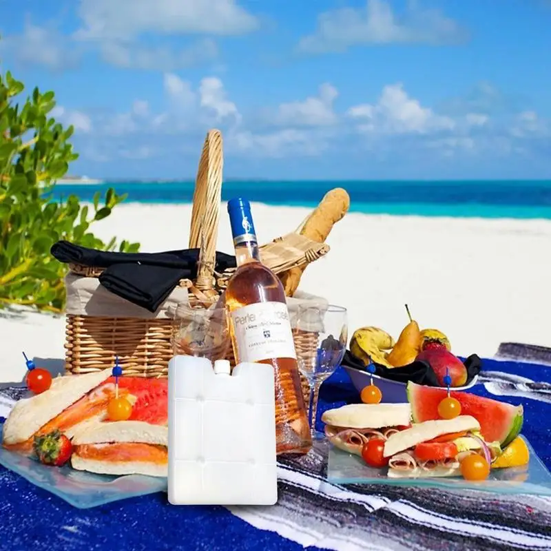 Confezione di congelatore in Gel riutilizzabile frigorifero blocchi di ghiaccio scatola di cristallo di ghiaccio confezione di congelatore freddo Picnic scatola di iniezione di acqua di raffreddamento per alimenti freschi