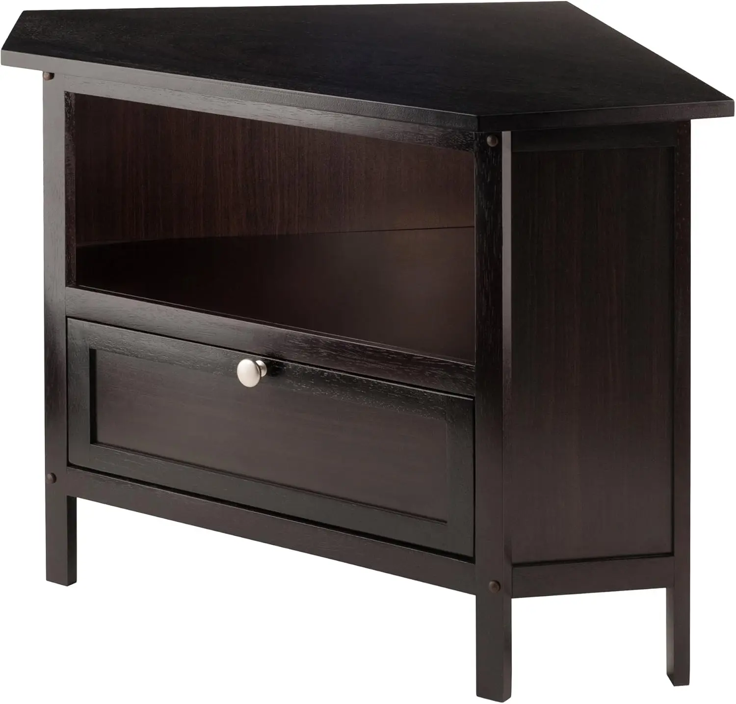 

Corner TV Stand, Screens up to 27", Espresso (92634)