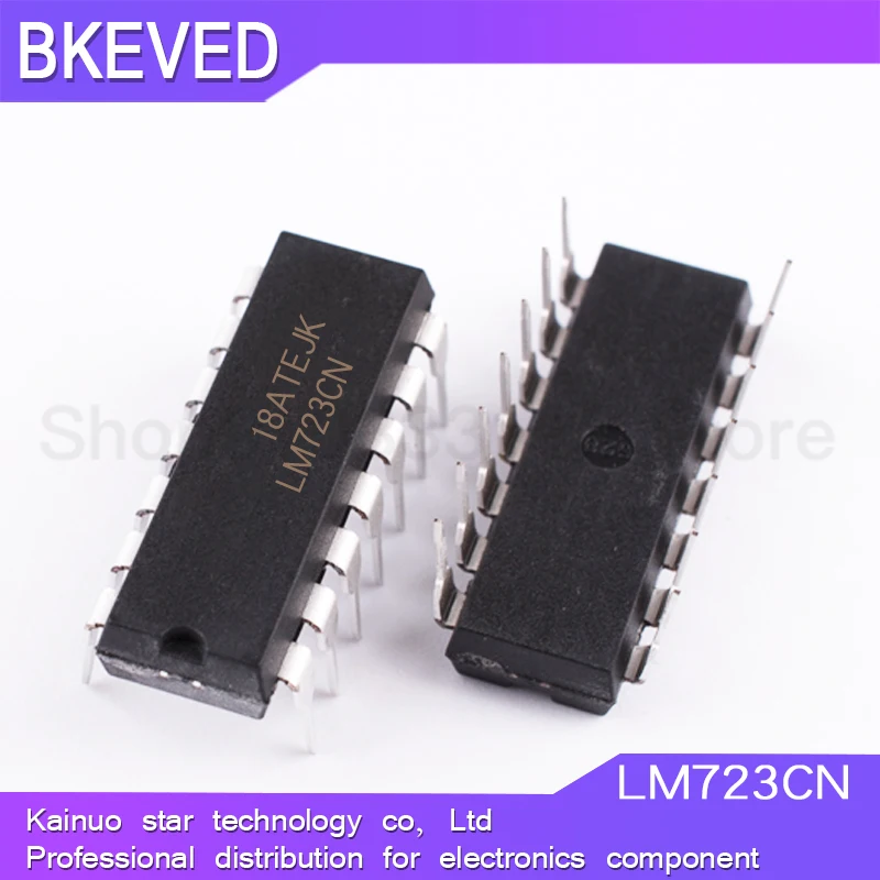 10PCS 100% New original UC723L = LM723CN DIP14 LM723 DIP-14 MC1723CP DIP UA723 UA723CN