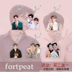 New Thai drama Love In The Air Fort Peat Boss noeul Keychain Cute Acrylic Pendant Key Holder Bags Bossnoeul FortPeat keychain