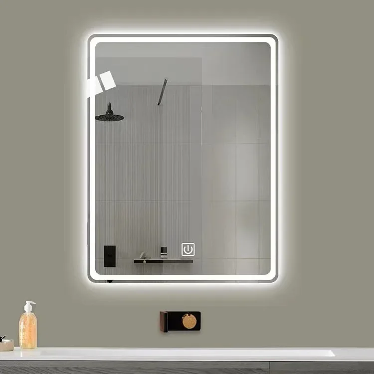 Art Deco Heavy Duty Construction Natural Floor Mirror Waterproof Anti-Tip Design Eco Friendly Foldable for Laundry Room