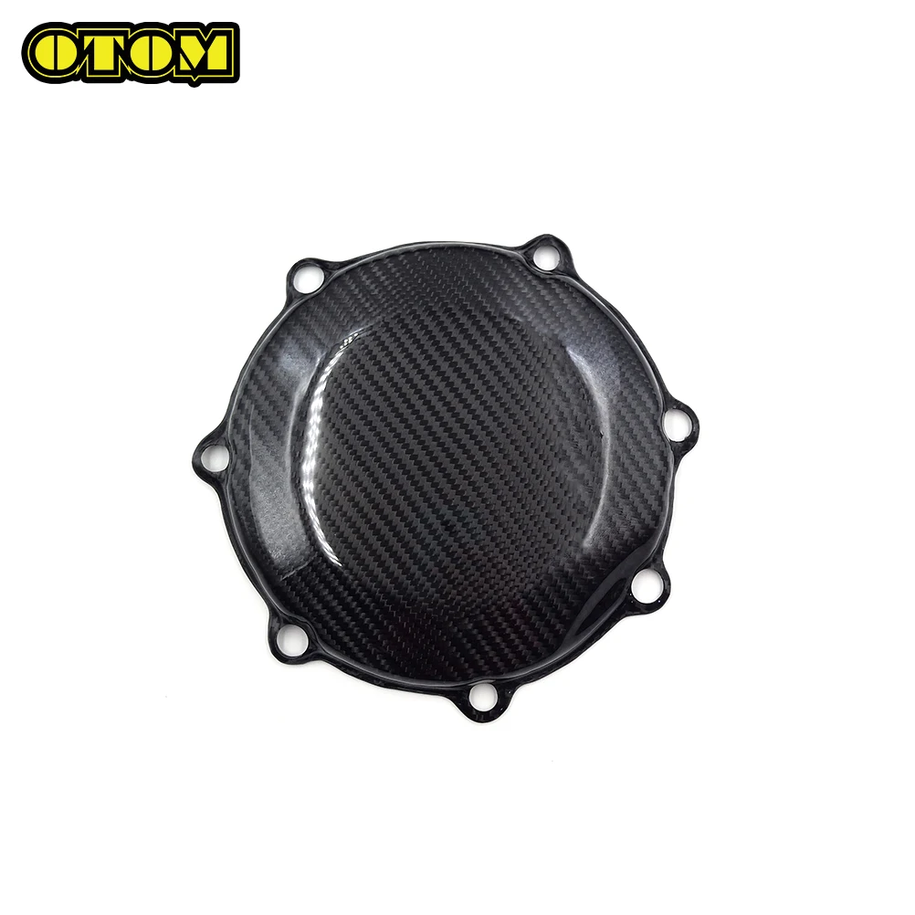 OTOM 2008-2023 Motorcycle Clutch Cover Guard Carbon Fiber Engine Protector YZ250 YZ250X YZ250F WR250F YZ450F WR450F DT230 MT250 - view 4