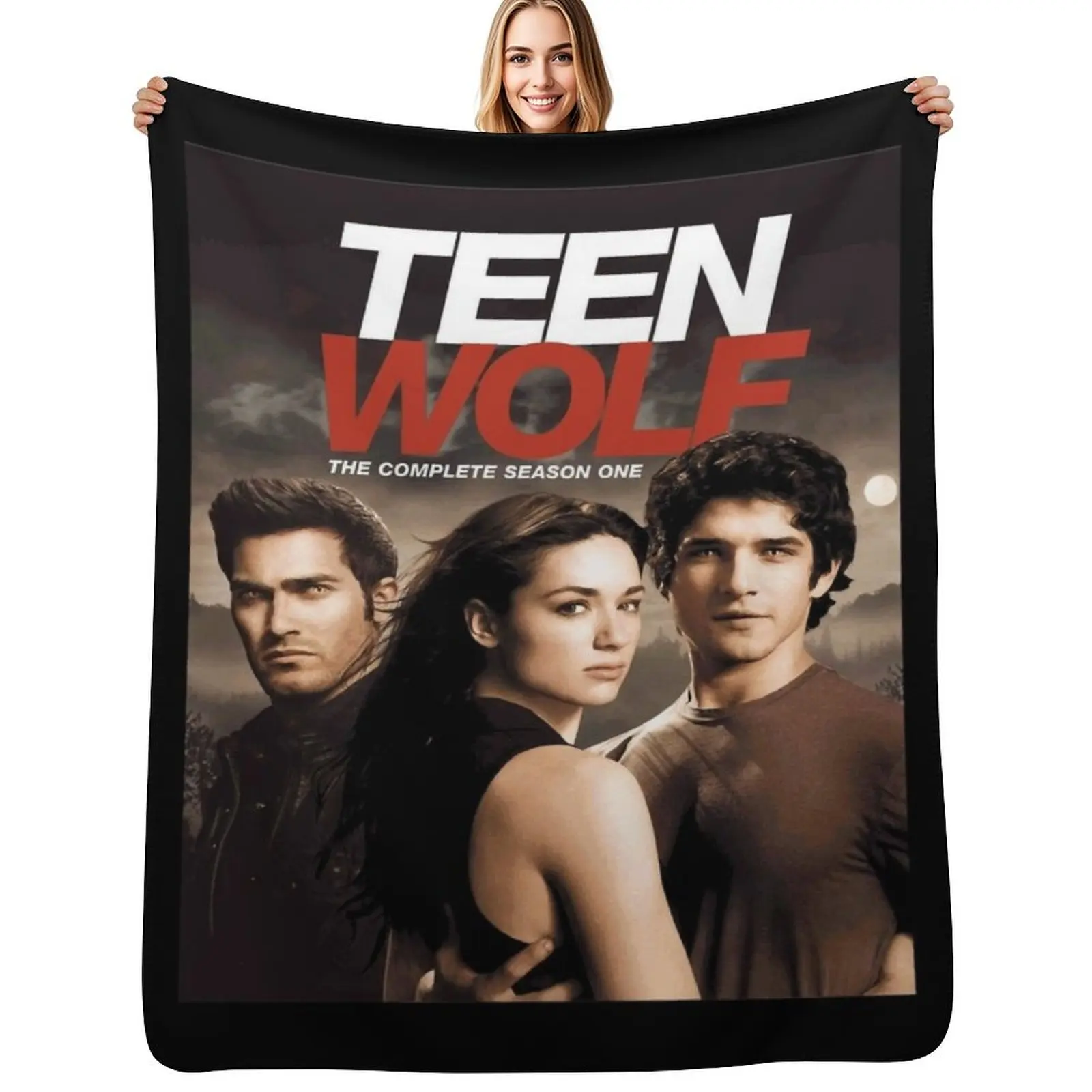 

Teen Wolf Cover Classic Throw Blanket funny gift Custom christmas gifts Blankets For Baby Blankets