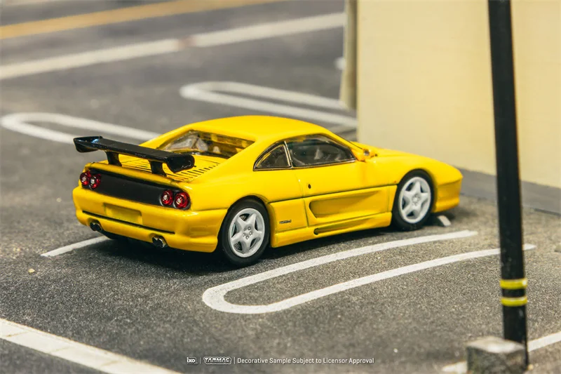 **Pre-Order** Tarmac Works 1:64 F355 Challenge Yellow Diecast Model Car