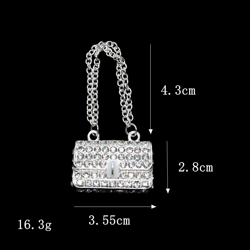 1 STKS Metalen Ketting Handtas Pack Pop Tas Miniatuur Winkelen Handtas Voor Kleding Poppenhuis Miniatuur Kinderen Speelgoed