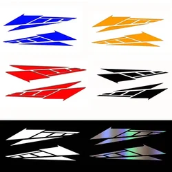1 Pair Reflective Self-adhesive Motorcycle Tailbox Decals Anti-Scratch Waterproof Motorbike Car Decorative Stickers 28*6.6cm