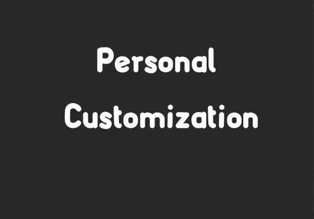 special link for custom