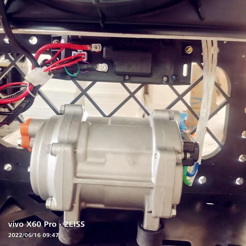 مكيف كهربائي للمقصورة الشمسية 24 فولت، مكيف هواء 12 فولت للشاحنة #5