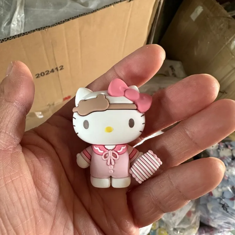 

Hello Kitty Ornament Fashionable Personalized Cartoon Doll Toys Office Supplies Birthday Gift Cute Women Accessories Wholesale