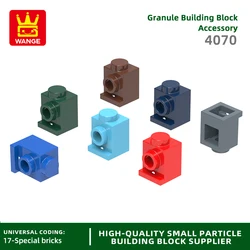 Wange 294Pcs/lot 4070 1x1 Headlight Building Blocks Moc Accessories Compatible with Brick DIY Toys Children Gift Box