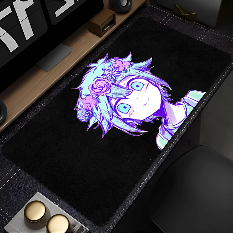 

Gaming Mouse Pad Design Non-slip Rubber Sewn Edge O-omori Sunny Desk Mat Keyboard Pad Cartoon Gamers And Office Work Mousepad