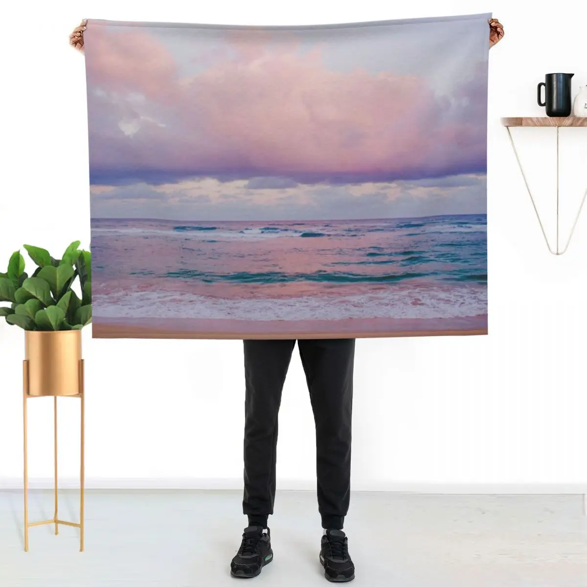 Pastel Beach - Kauai, Hawaii Throw Blanket decorative anime Sofa Polar Soft Beds Loose Blankets