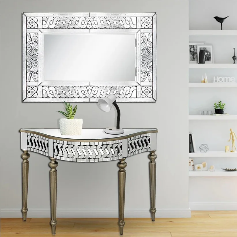 Living room home decoration selection unique design mirror and porch set
