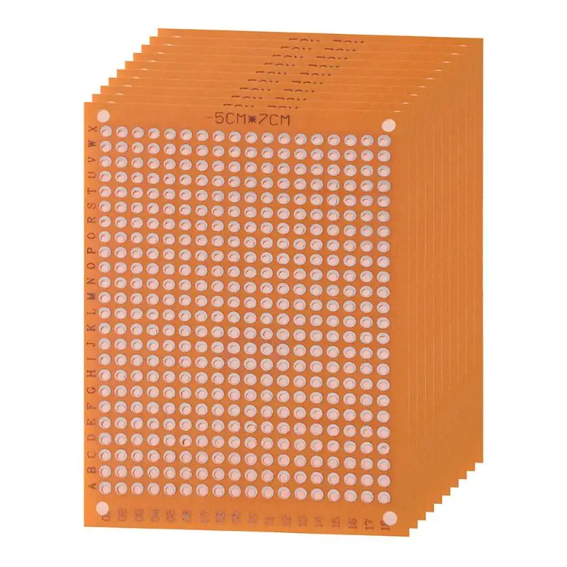 10PCS Insulated Material PCB Prototype Kit 432-Hole Perfboard Circuit Test Protoboard for DIY Electronic Gadgets