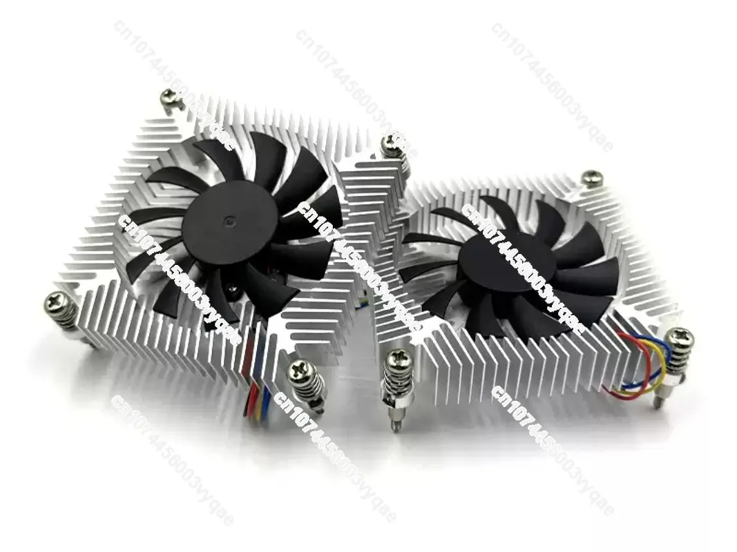 1151 CPU Cooling Fan PWM Silent For HTPC  Ultra-Thin 1U 20MM Industrial Computer Copper Bottom Heatsink
