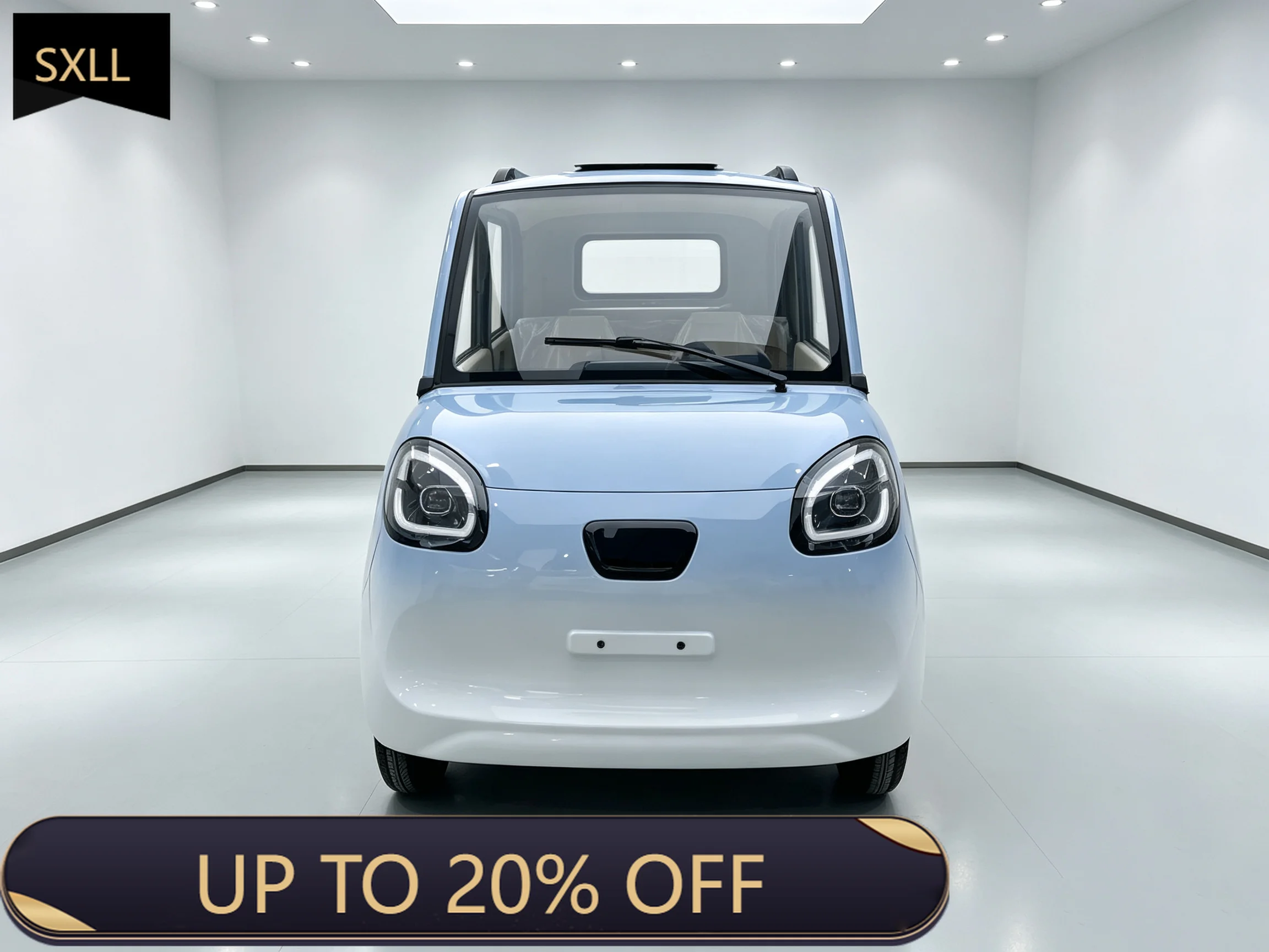 SXLL is affordable, new energy electric vehicle, cute design, four-wheel, four-door, four-seat minicar