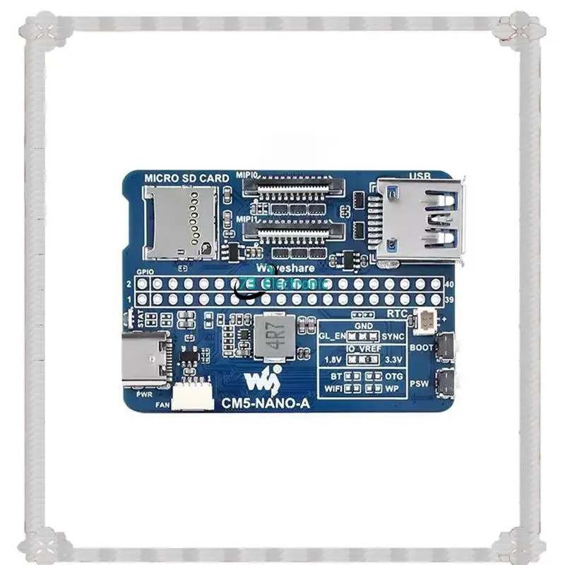 24-часовая доставка Waveshare для Raspberry Pi CM5 Nano Base IO Board (A) с USB 3.2 Gen1 для вычислительного модуля 5