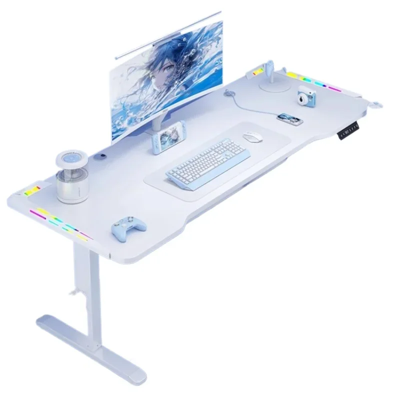 Intelligent electric lifting table professional gaming e-sports table household bedroom high-end desktop computer table desk