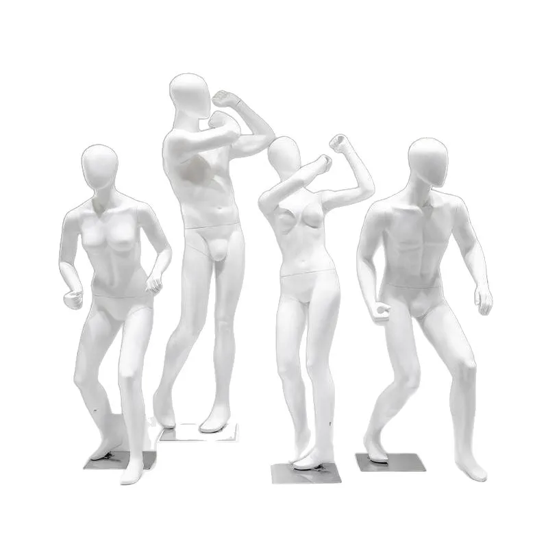 Clothing stores, golf tennis models, props, men's and women's clothing stores, window half-body dummy stands, model display rack