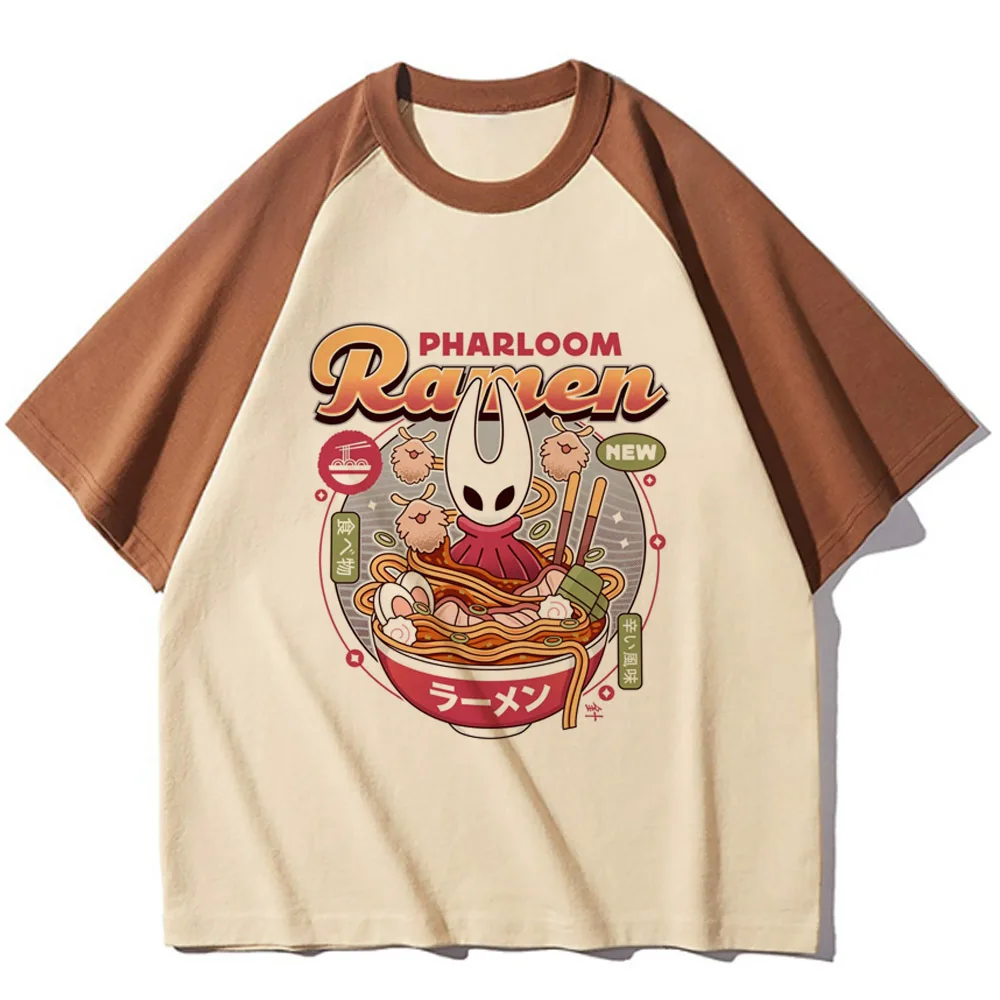 Hollow Knight t-shirt teen manga emo Retro tshirt aesthetic manga party