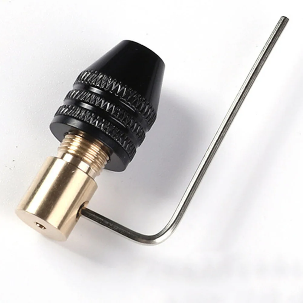 

Small Wrench Set Drill Chuck Brass Mini Chuck Set 0.3-3.4mm Chuck Electric Motor Shaft Fixture Clamp Brand New